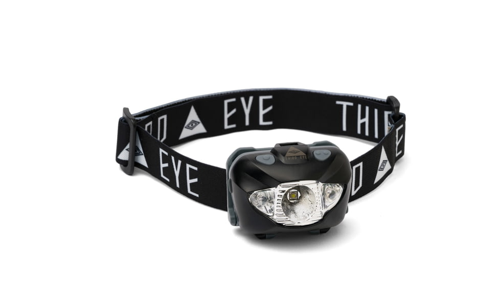 Third Eye Headlamps TE14 Headlamp. Black Lamp, TE Logo, One Size, TE14.LOGO.B