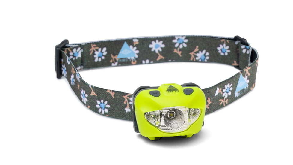 Third Eye Headlamps TE14 Headlamp. Yellow Lamp, Ditsy Floral, One Size, TE14.DFL.Y