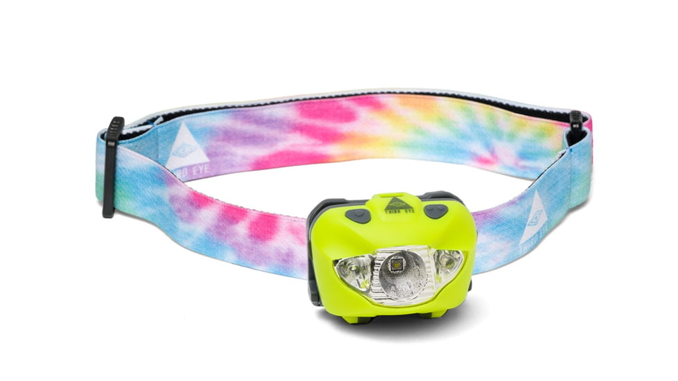 Third Eye Headlamps TE14 Headlamp. Yellow Lamp, Tie Dye, One Size, TE14.TD.Y