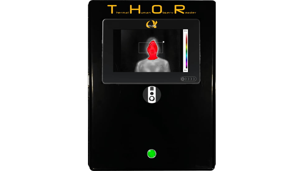 THOR Station Thermal Human Observation Reader, Black/Grey, 16 x 14 inches, GT-THORStation