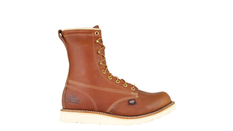Thorogood American Heritage 8in MaxWear Wedge Work Boots - Mens, Brown, 9/2E 814-4364-9-2E