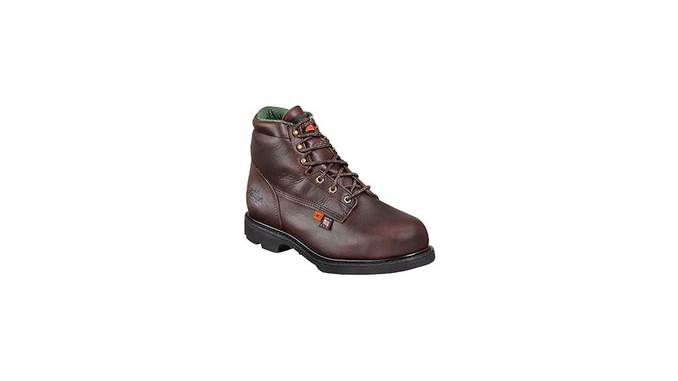 American Heritage 6in I-Met Safety Toe, Brown, 12/D