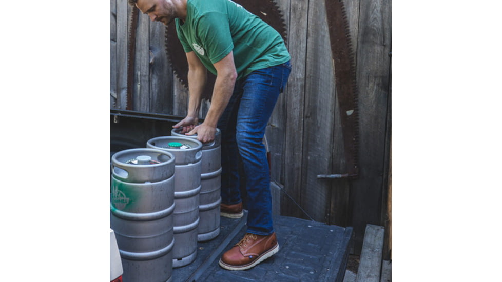 Thorogood American Heritage 8in MaxWear Wedge Work Boots - Mens, Brown, 10.5/B 814-4364-10.5-B