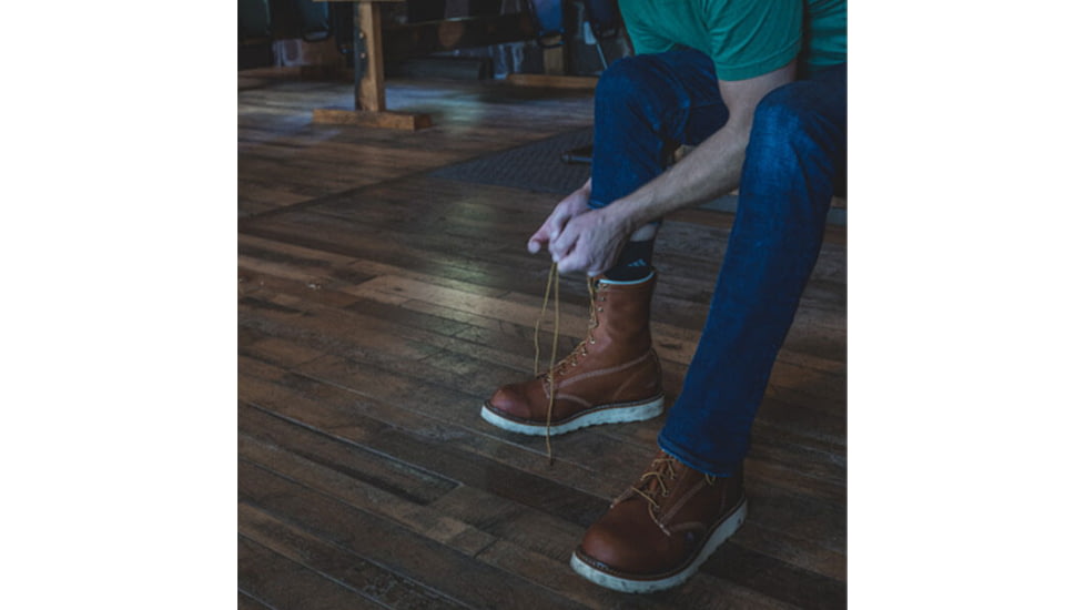 Thorogood American Heritage 8in MaxWear Wedge Work Boots - Mens, Brown, 10.5/B 814-4364-10.5-B