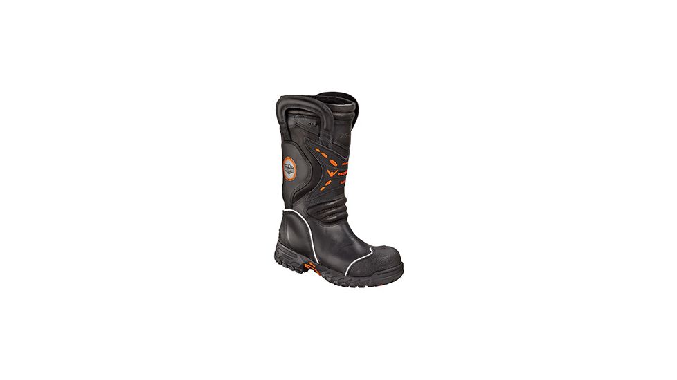 Mens 14in Knockdown Elite Structural Bunker Boot, Black, 5/W