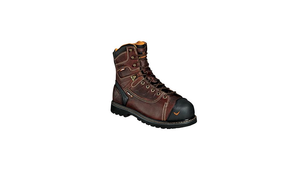 Mens I-Met2 8in Waterproof Lace to Toe Safety Toe, Brown, 13/W