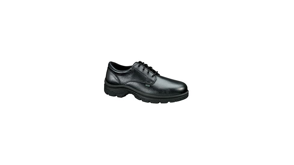 Mens Soft Streets Plain Safety Toe, Black, 8/W