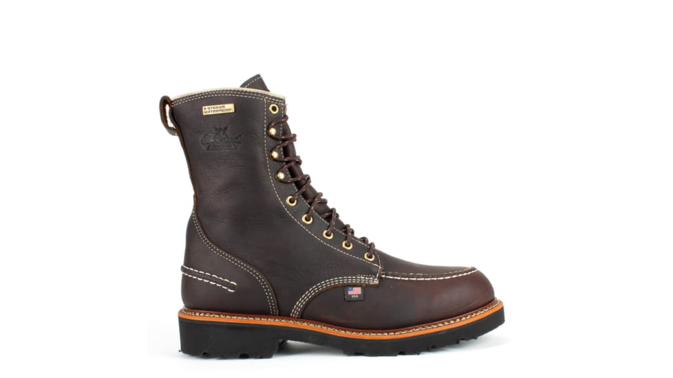 Thorogood Outdoor Flyway USA Waterproof 8in Outdoor Boot - Mens,Briar Pit Stop,8.5 M, 814-4141 8.5 M