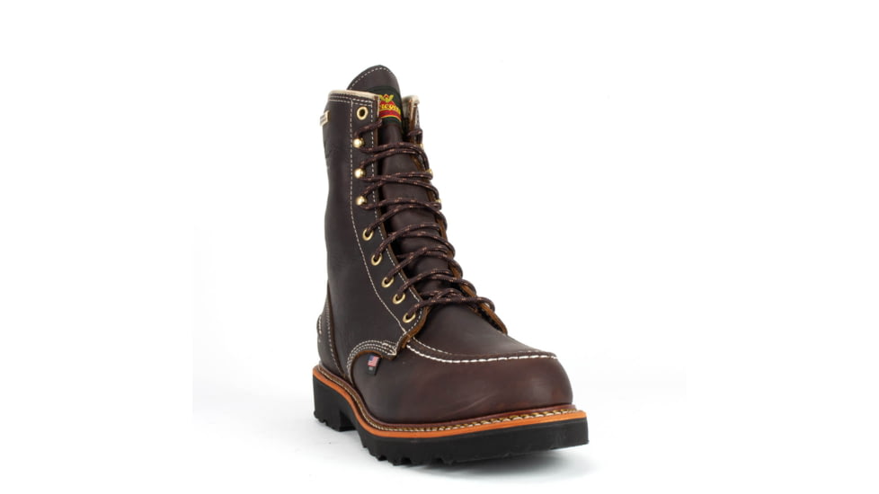 Thorogood Outdoor Flyway USA Waterproof 8in Outdoor Boot - Mens,Briar Pit Stop,8.5 M, 814-4141 8.5 M
