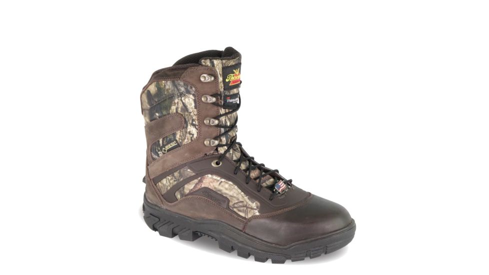 Thorogood Outdoor Veracity GTX Waterproof 8in Outdoor Boot - Mens,Brown/Mossy Oak Break-Up Country,14 M, 863-4200 14 M
