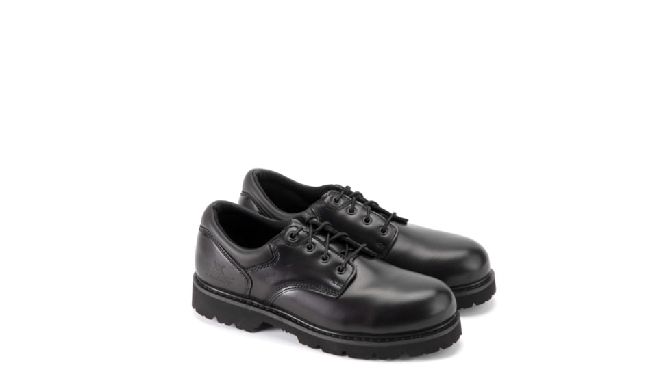 Thorogood Uniform Classic Leather Safety Toe, Black, 6.5/M 804-6449-6.5-M