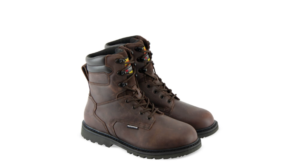 Thorogood V-Series 8in Waterproof/Insulated Boots - Mens, Crazyhorse, 12M, 864-4281 12 M