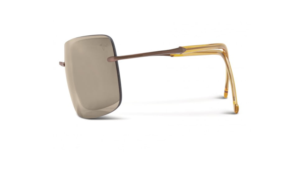 Maui Jim Thousand Peaks Sunglasses w/ Amber Frame and HCL Bronze Lenses - H517-21, Side View