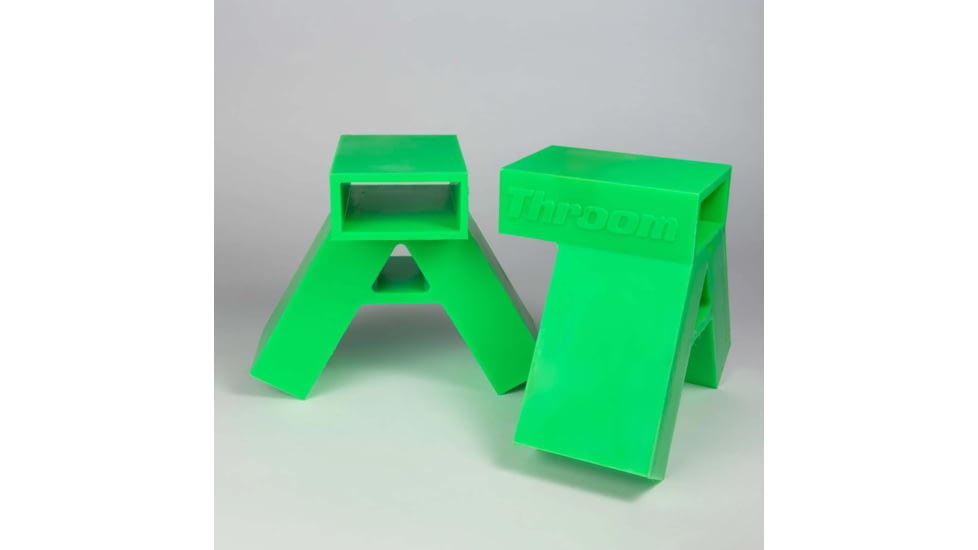 Throom Targets Bounceback Plate Rack 6in Round Target Kit, Green, 11006-0116