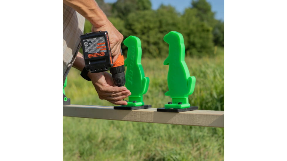 Throom Targets Bounceback Prairie Dog Auto-Reset Target Starter Kit, Green, 11025-0112