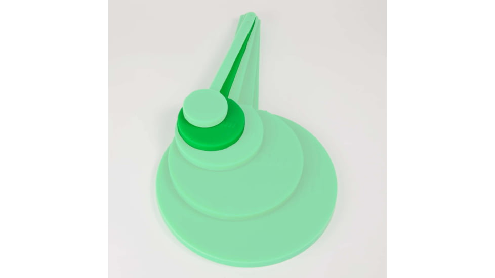 Throom Targets Hangtuff 3in Round Target Pack, 6 Quantity, Green, 11045-0106