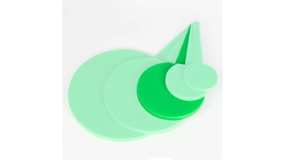 Throom Targets Hangtuff 6in Round Self-Healing Target, Green, 11049-0101