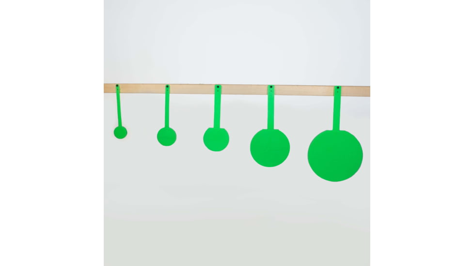 Throom Targets Hangtuff Complete Target Kit, 5 Targets, Green, 11052-0105