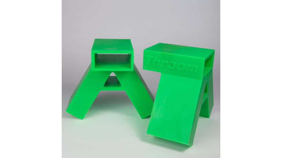 Throom Targets Hangtuff Plate Rack 6in Round Target Kit, Green, 11049-0116