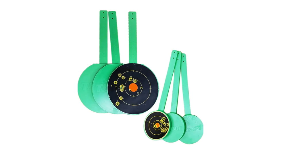 Throom Targets Hangtuff Splatter Target Pack, 6 Quantity, Green, 1104945-0103-HD