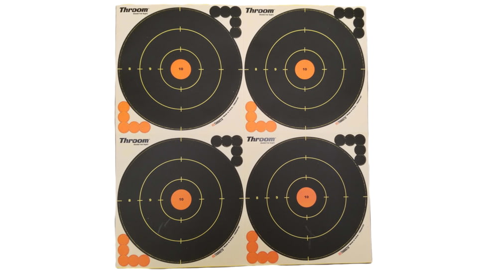 Throom Targets Hangtuff Splatter Target Pack, 6 Quantity, Green, 1104945-0103-HD