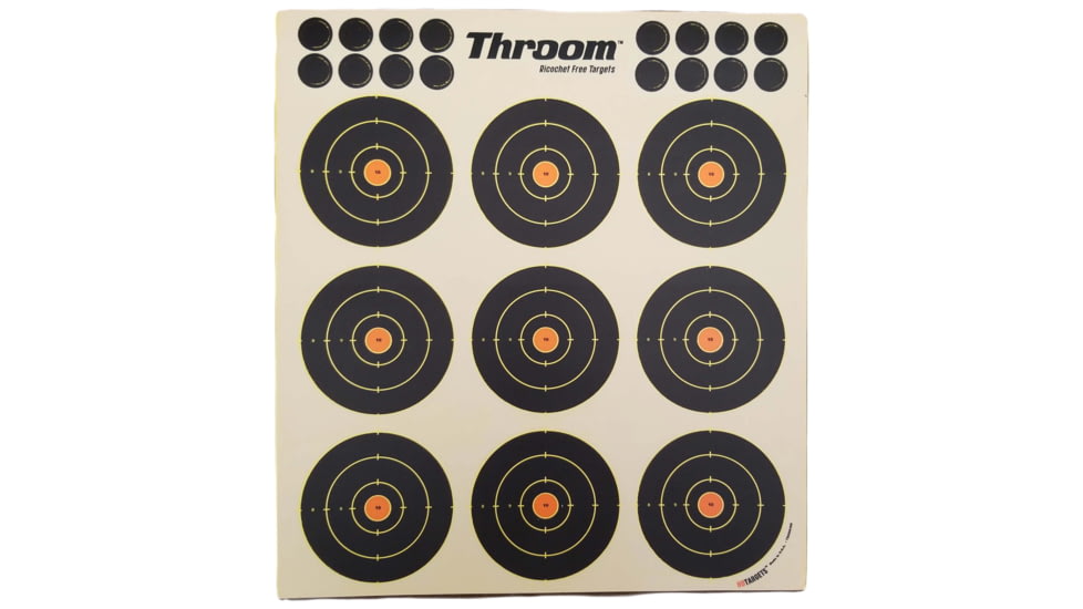 Throom Targets Hangtuff Splatter Target Pack, 6 Quantity, Green, 1104945-0103-HD