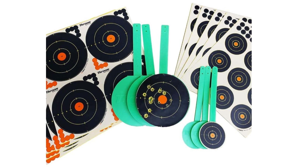 Throom Targets Hangtuff Splatter Target Pack, 6 Quantity, Green, 1104945-0103-HD