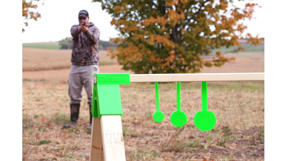 Throom Targets Hangtuffs Mini Target Kit, 3 Targets, Green, 11052-0103