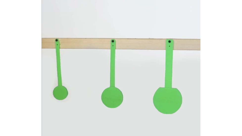 Throom Targets Hangtuffs Mini Target Kit, 3 Targets, Green, 11052-0103