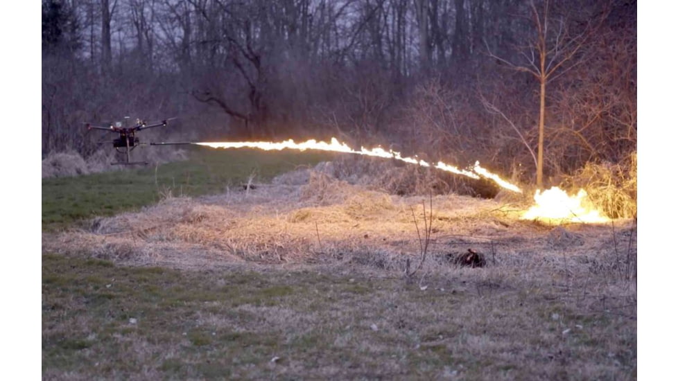 Throwflame TF-19 WASP Flamethrower Drone Attachment, 4 lbs, TF-X0009348