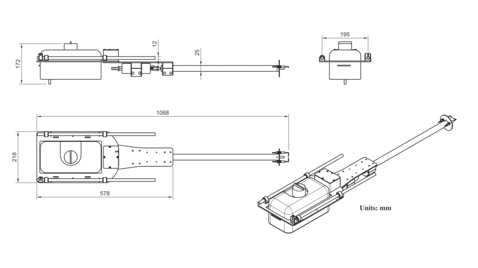 Throwflame TF-19 WASP Flamethrower Drone Attachment, 4 lbs, TF-X0009348