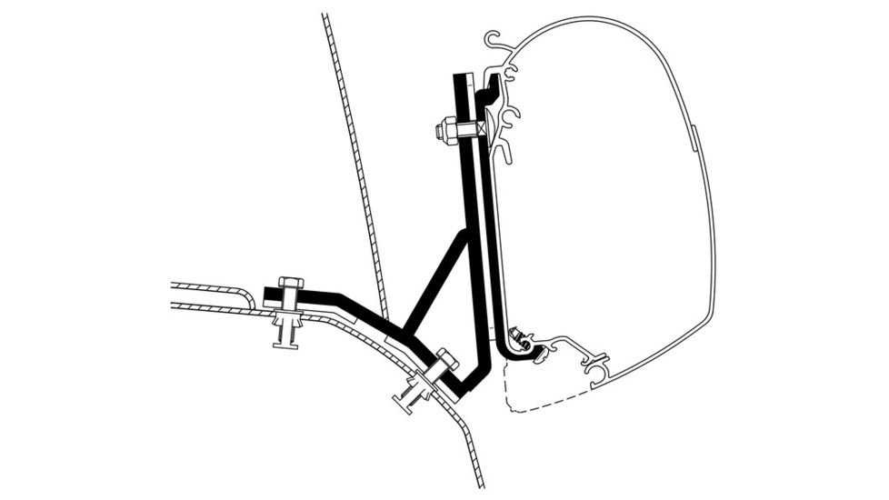 Thule ProMaster Adapter, Black/Silver, 308960