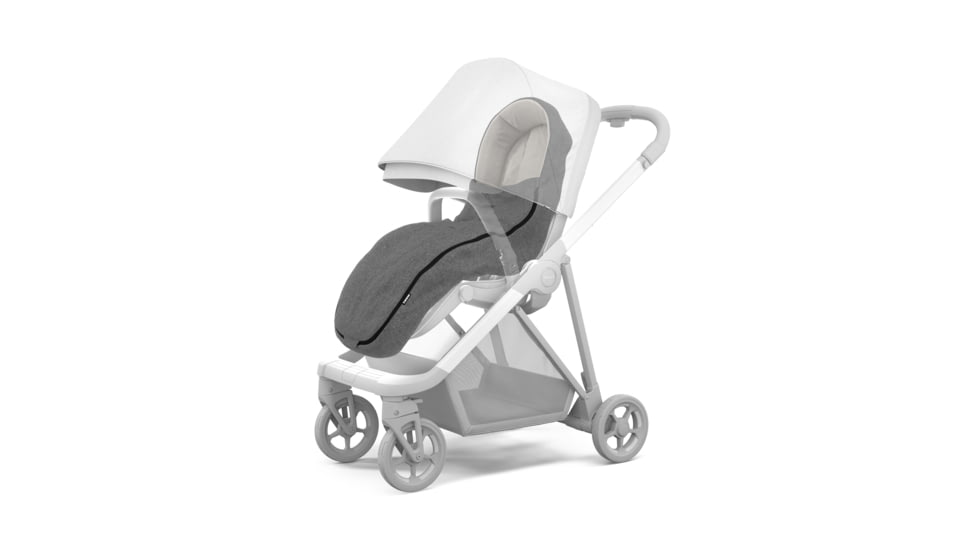 Thule Stroller Footmuff, Gray Melange/Black, 11200324