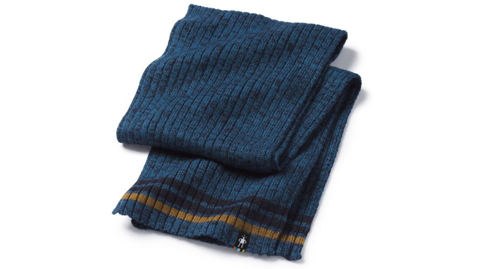 Smartwool Thunder Creek Scarf-Unisex, Bright Cobalt H, Unisex Medium, SW000146A18-1FM