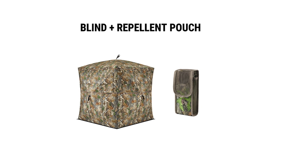 Tidewe Blind &amp;Turkey Vest Accessory Pouches bundle, TVA002-TH-OSTE-BL001-CG-V2-TE