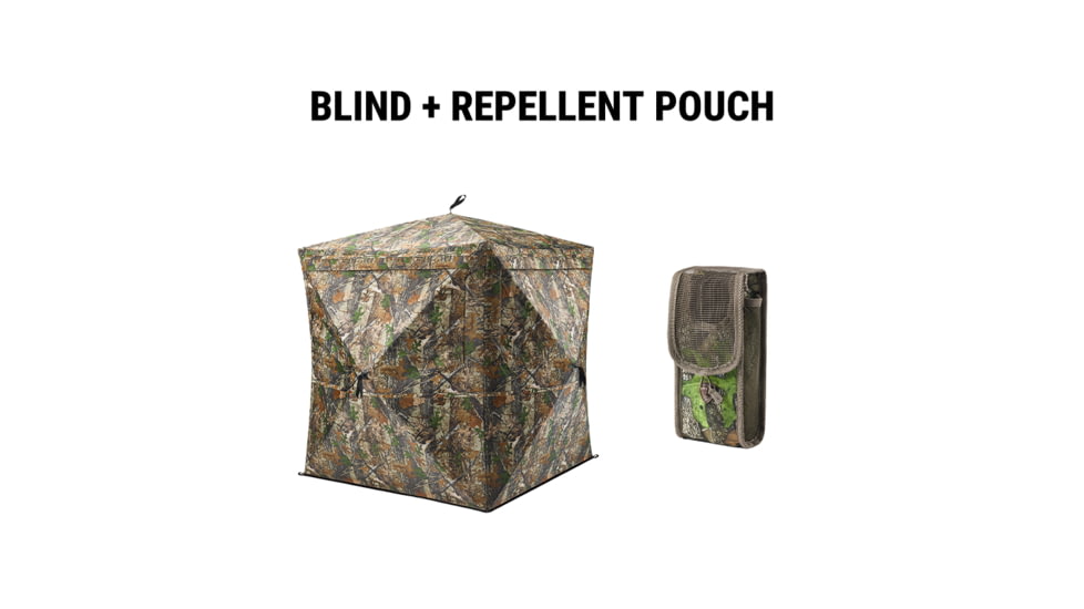 Tidewe Blind&amp;Turkey Vest Accessory Pouches bundle, TVA002-TH-OSTE-BL015-CG-S-OSTE