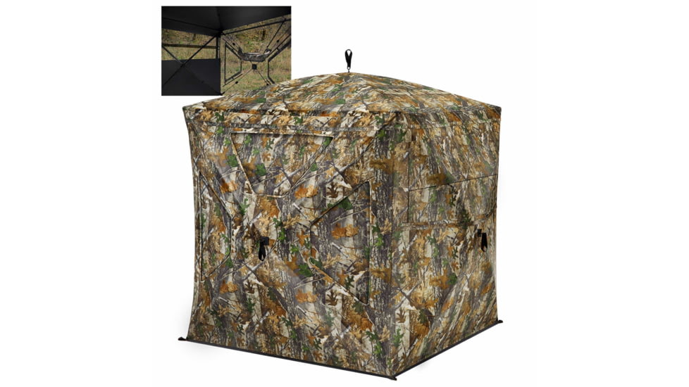Tidewe FLASH SALE VisST See-Through Pop-Up Ground Blinds with Silent Magnetic Door, BL003-VR-TE