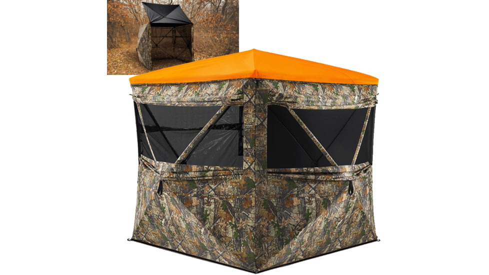 Tidewe FlipGuard 270 Big Flipping Door RainProof See-Through Whitetail Hunting Blind, BL012-CG-L-TE