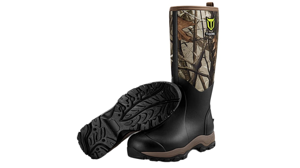 Tidewe Hunting Boots for Men 16", 6mm Neoprene and Rubber Boot, BT004-NG07
