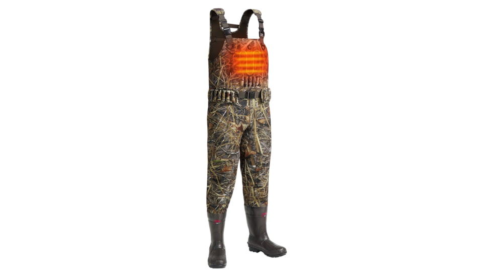 Tidewe TorridSeeker Heated Duck Waterfowl Hunting Neoprene Chest Waders, WD015-N07-V1.1-W-TE