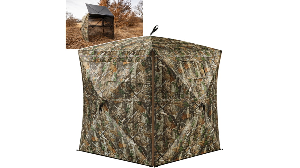 Tidewe VisX/VisMax See Through Hunting Blind, Pop Up Ground Deer Blind, BL022-C15M-TE