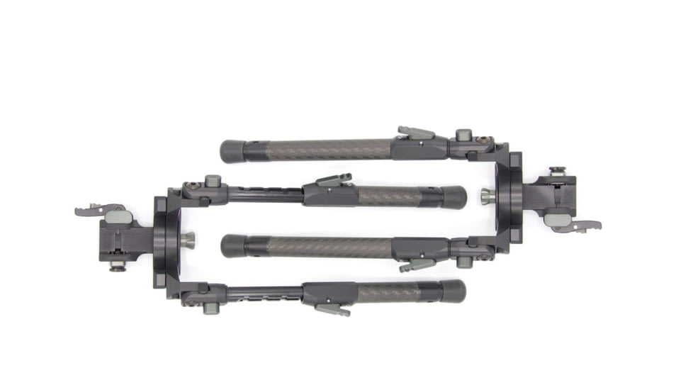 Tier One Carbon Arca Evolution Bipod, Black, Short/7in, T1BECA180