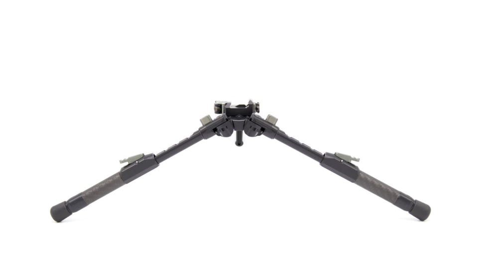 Tier One Atac Bipod - Carbon QD Picatinny Tilt Only 9in, Grey, T1ATACC-LTPIC