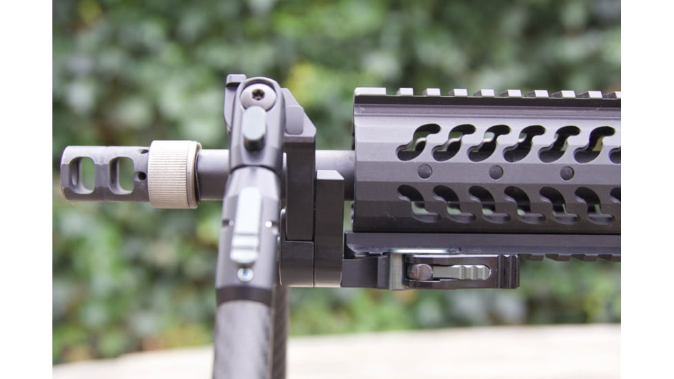 Tier One Evolution Bipod Blaser - Aluminum Tilt Picatinny 7in, Black, T1BEATP180B