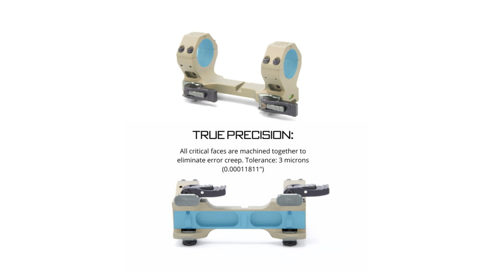 Tier One Monomount Cantilever - 30-33mm Shorty, Black, T1MUC-MS0038