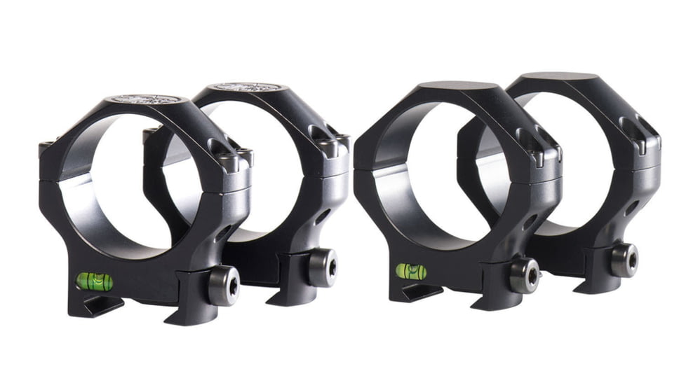 Tier One Superlight Hunting Rings, Black, 30mm Low, T1PIC30L