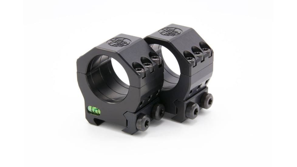 Tier One Tactical Rings - 35mm High, Black, T1TAC35H