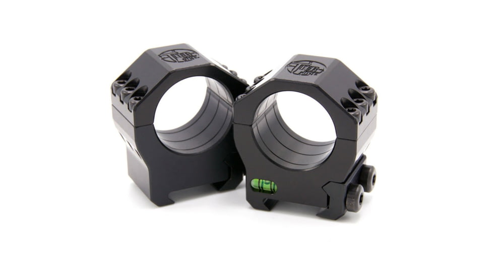Tier One Tactical Rings - 35mm High, Black, T1TAC35H