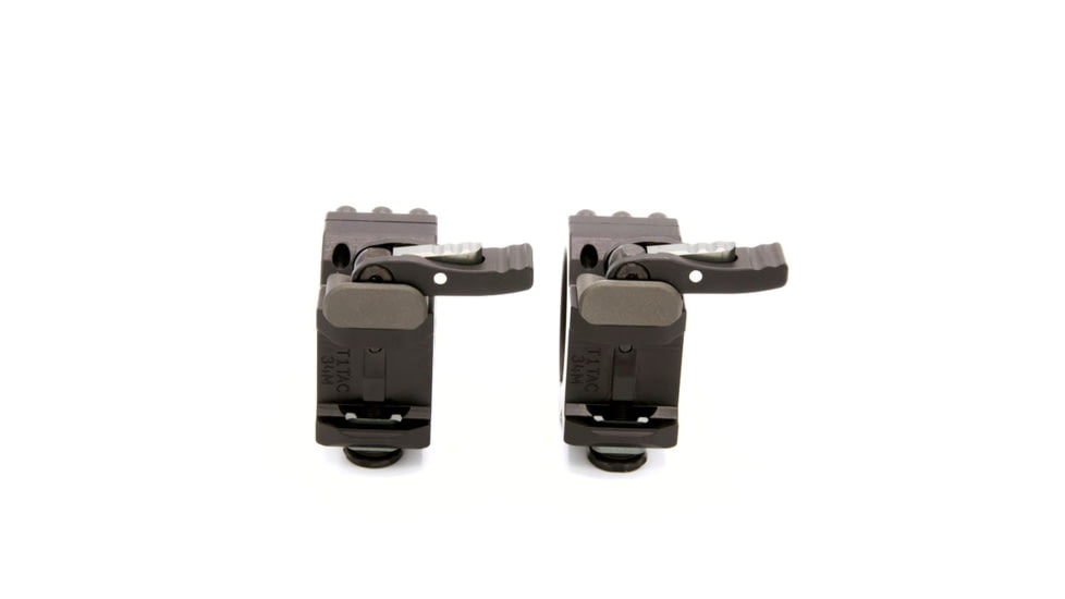 Tier One Tactical Rings QD - 36mm Medium, Black, T1TAC36MQD