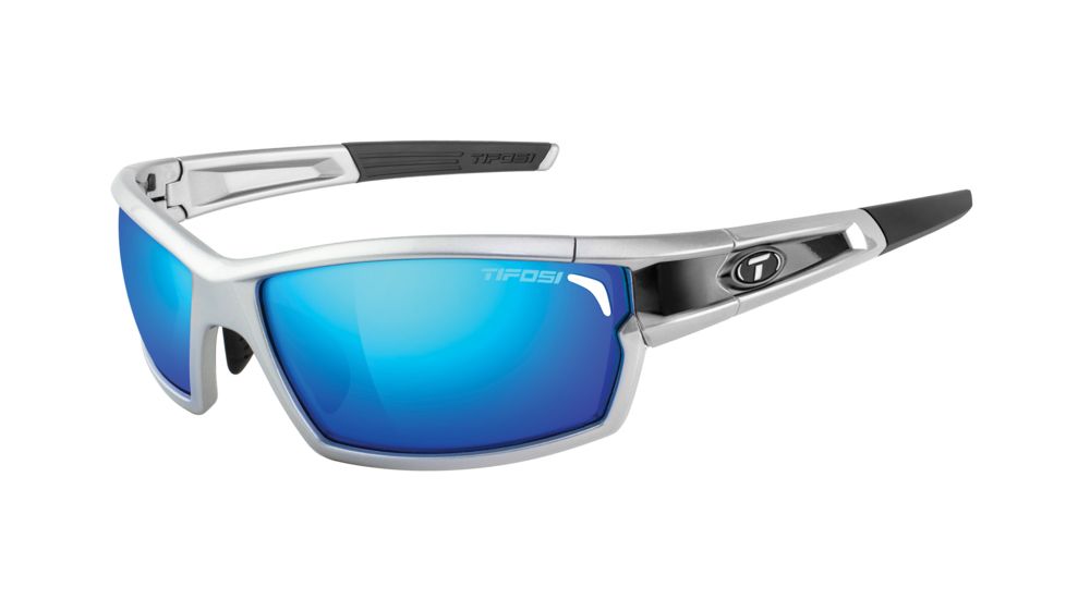 Tifosi Optics CamRock Sunglasses, Silver/Black Frame, 1400107222